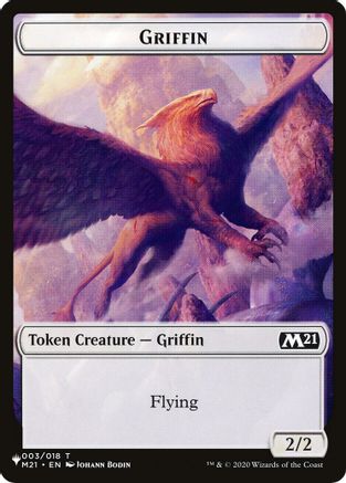 Griffin // Warrior Double-sided Token (LIST-3 // 17) - The List Reprints