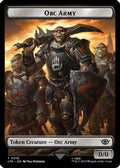 Orc Army (0019) // Food (0022) Double-Sided Token (Surge Foil) (LTR-19 // 22) - The Lord of the Rings: Tales of Middle-earth Foil