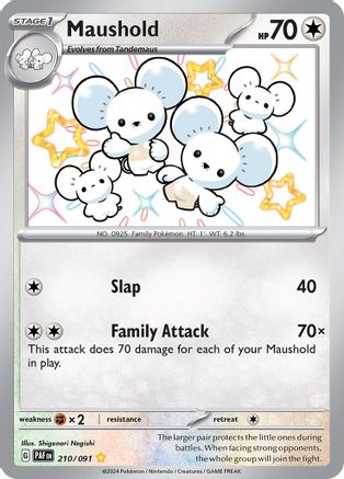 Maushold 210/091 - SV Paldean Fates Holofoil