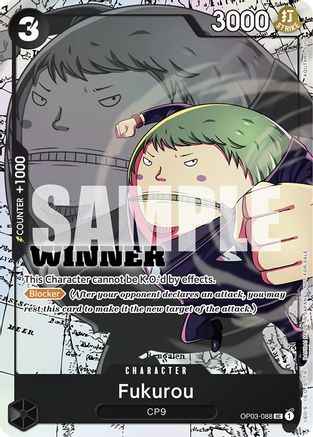 Fukurou (Winner Pack Vol. 6) (OP03-088) - One Piece Promotion Cards Foil