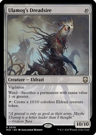 Ulamog's Dreadsire (Ripple Foil) (M3C-038) - Modern Horizons 3 Commander Foil