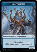 Shapeshifter (0008) (Ripple Foil) // Dragon Double-Sided Token (M3C-8 // 12) - Modern Horizons 3 Commander Foil