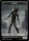 Zombie (Ripple Foil) // Elephant Double-Sided Token (M3C-39 // 18) - Modern Horizons 3 Commander Foil