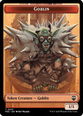Goblin (Ripple Foil) // Tarmogoyf Double-Sided Token (M3C-13 // 22) - Modern Horizons 3 Commander Foil