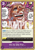 It's to Die For (OP08-076) - Two Legends Pre-Release Cards