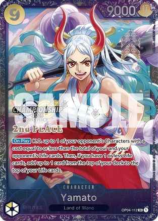 Yamato (Championship 2024 Finals 2nd Place) (OP04-112) - One Piece Promotion Cards Foil