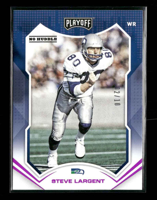 2021 Panini Playoff No Huddle Steve Largent #/10 #200