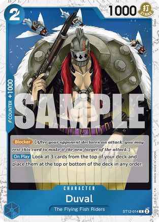 Duval (Jolly Roger Foil) (ST12-014) - Premium Booster -The Best- Foil