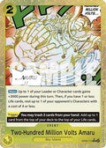 Two-Hundred Million Volts Amaru (Textured Foil) (OP05-115) - Premium Booster -The Best- Foil