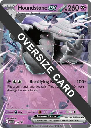 Houndstone ex 162 - Jumbo Cards Holofoil