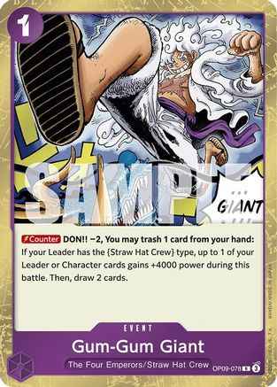 Gum-Gum Giant (OP09-078) - Emperors in the New World Foil