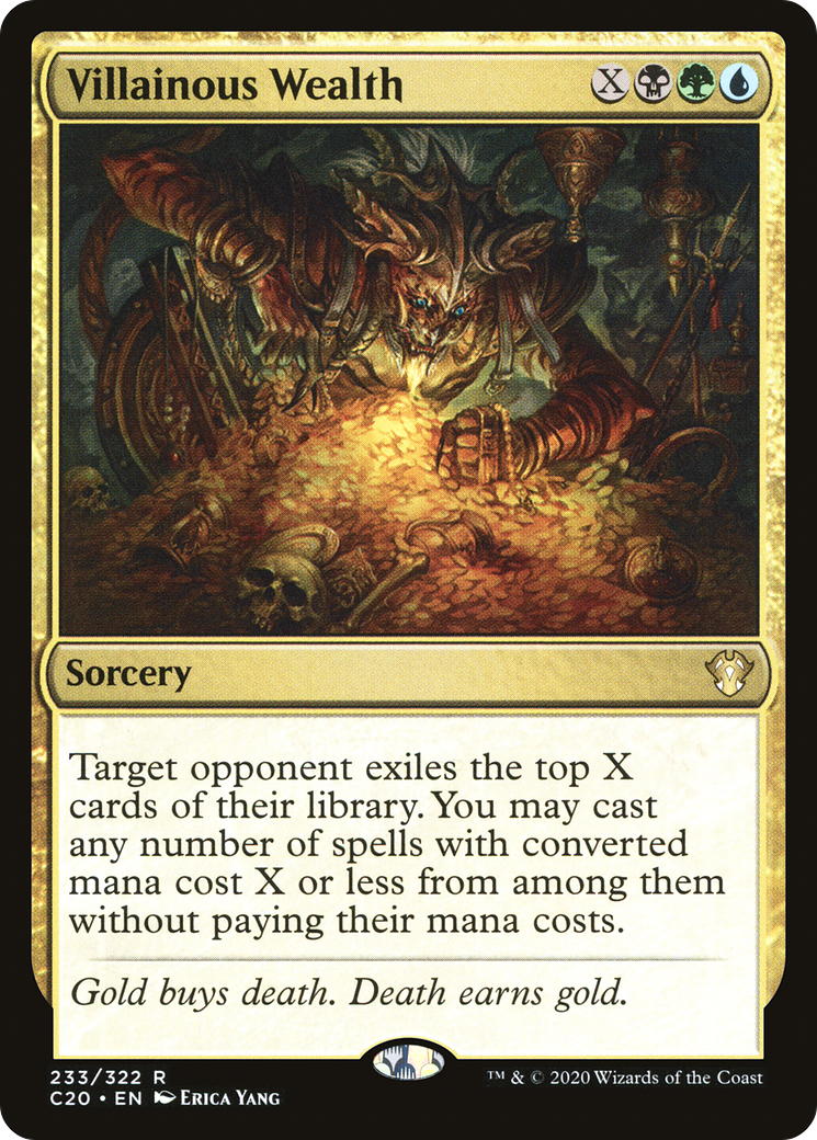 Villainous Wealth (C20-233) - Commander 2020
