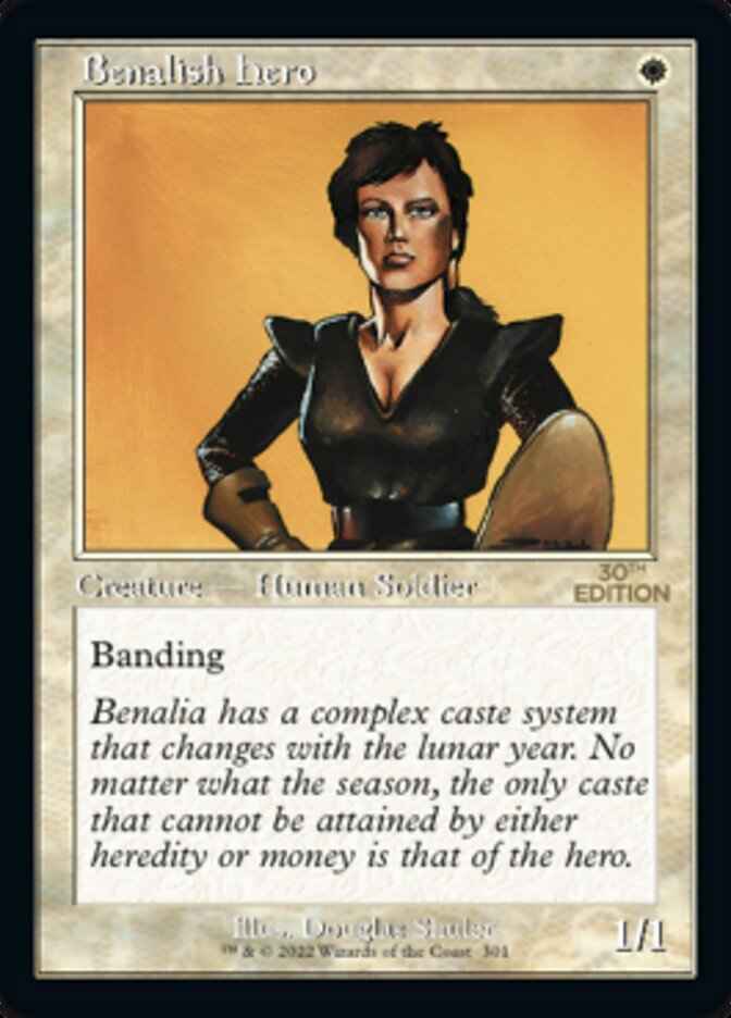 Benalish Hero (Retro Frame) (30A-301) - 30th Anniversary Edition