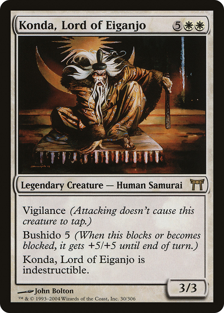 Konda, Lord of Eiganjo (CHK-030) - Champions of Kamigawa