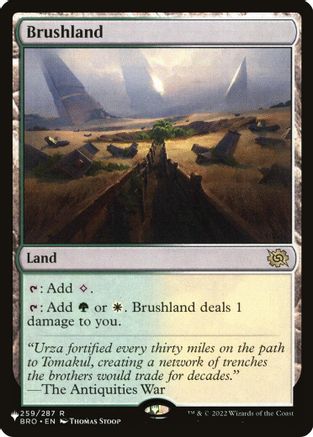 Brushland (BRO) (LIST-259/012) - The List Reprints