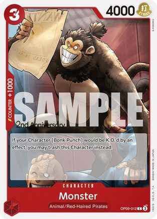 Monster (OP09-012) - Emperors in the New World: 2nd Anniversary Tournament Cards