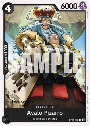 Avalo Pizarro (OP09-082) - Emperors in the New World: 2nd Anniversary Tournament Cards
