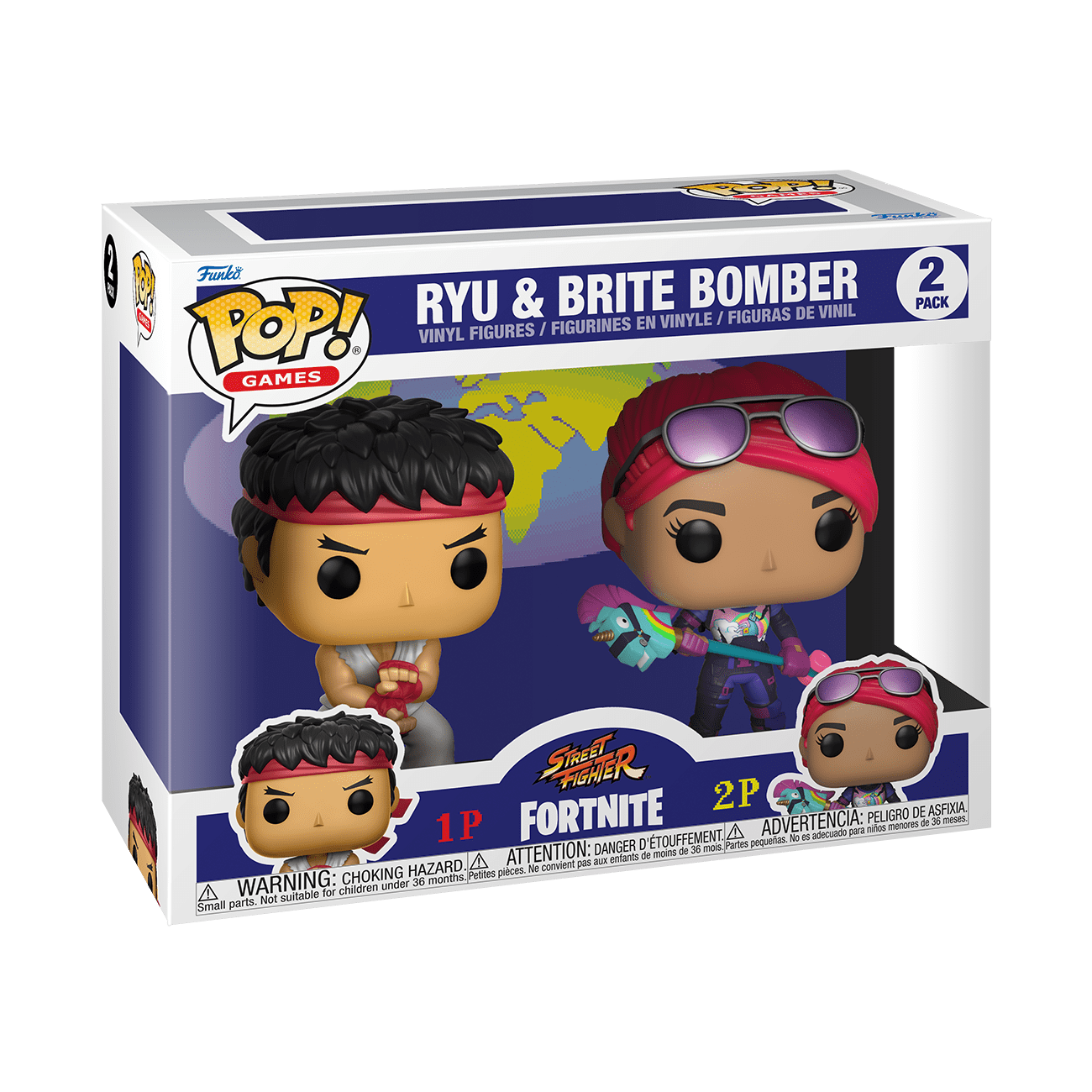 POP! Games: Fortnite 2PK Ryu & Brite Bomber