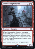 Dominating Vampire (PRE-154S) - Innistrad: Crimson Vow Promos Foil