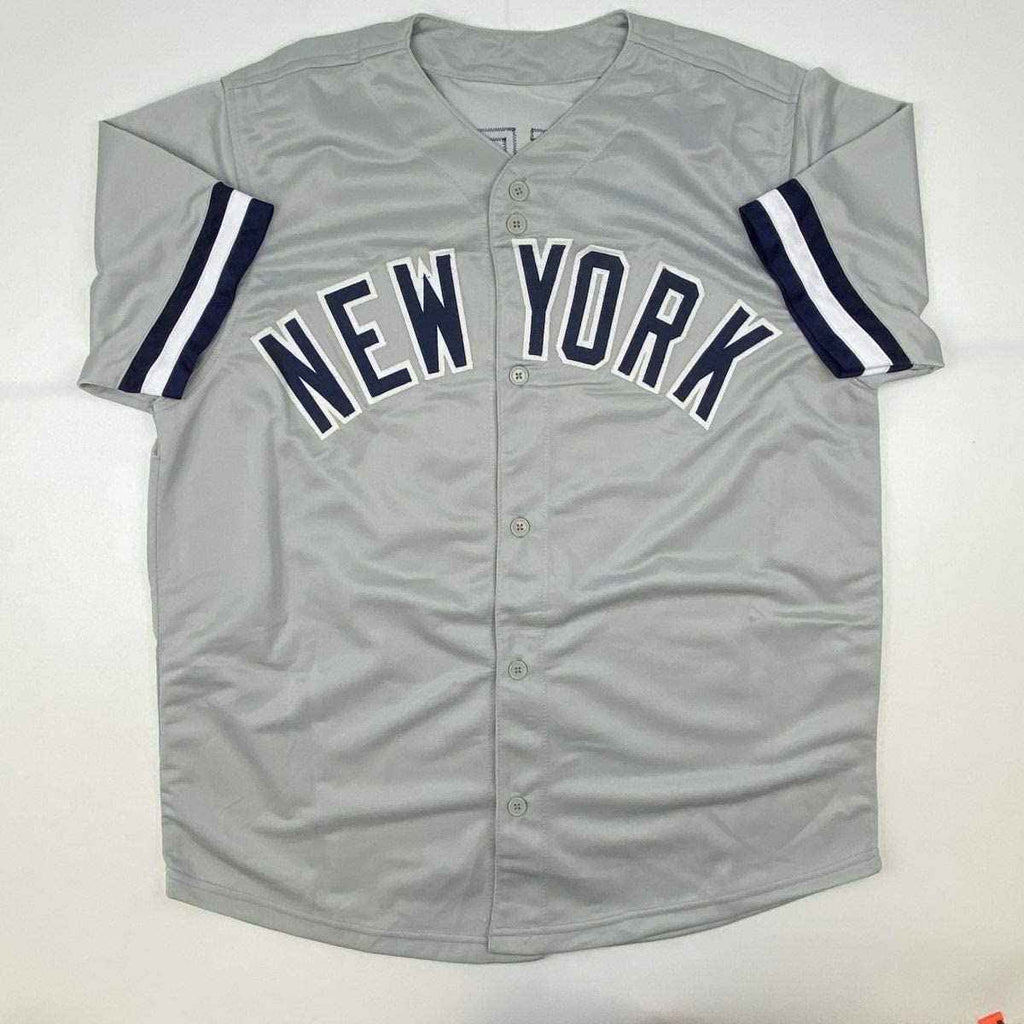 Autographed/Signed Gary Sheffield New York Grey Baseball Jersey PSA/DNA COA