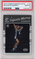 Graded 2016-17 Panini Donruss Optic Dejounte Murray #173 Rookie RC Basketball Card PSA 10 Gem Mint