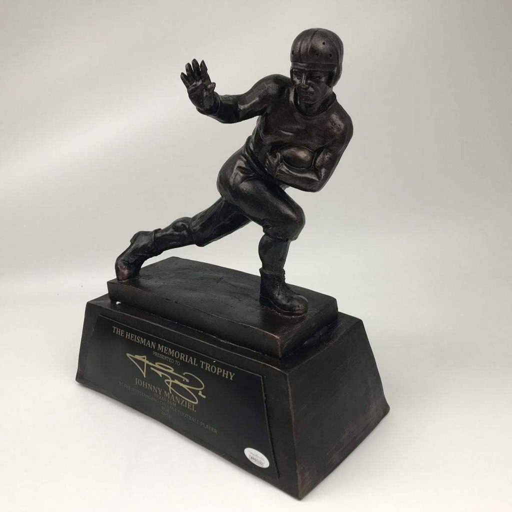 Autographed/Signed Johnny Manziel 2012 Full Size F/S Replica Heisman Trophy JSA COA