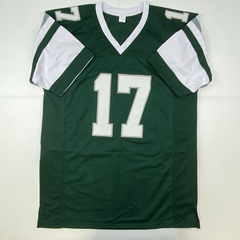 Autographed/Signed Harold Carmichael HOF 20 Philadelphia Green Football Jersey JSA COA