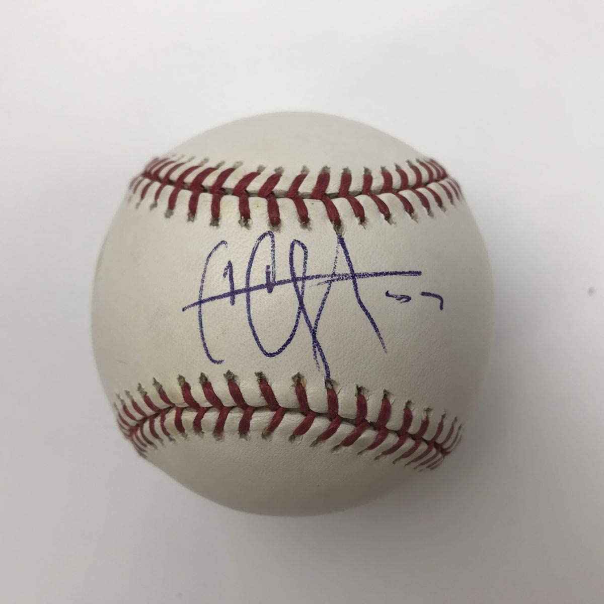 Autographed/Signed CC C.C. Sabathia Yankees Rawlings Official Major League Baseball ROML Beckett BAS COA