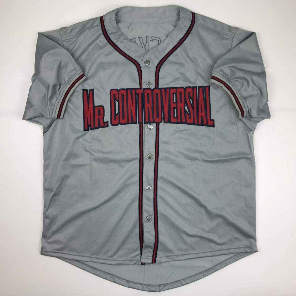 Autographed/Signed John Rocker Atlanta Grey Baseball Jersey PSA/DNA COA