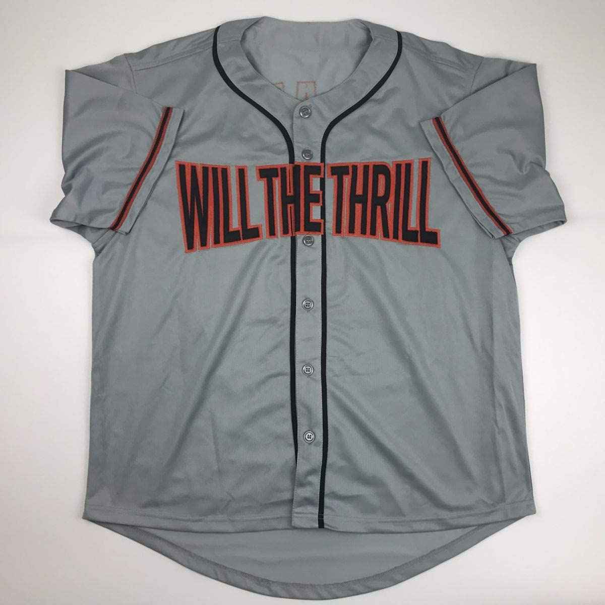 Autographed/Signed Will Clark San Francisco Grey Baseball Jersey JSA COA
