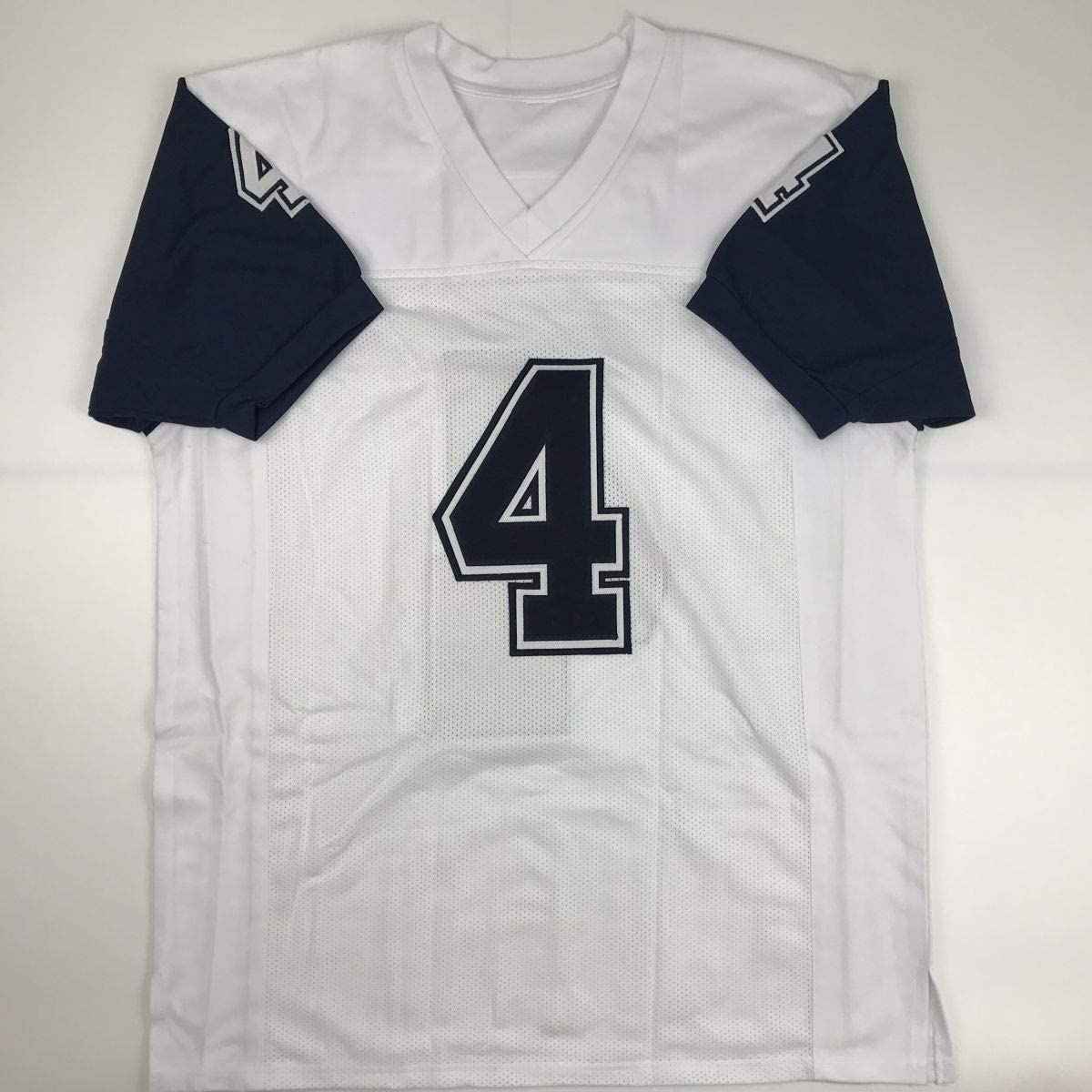 Autographed/Signed Dak Prescott Dallas Color Rush Football Jersey JSA COA