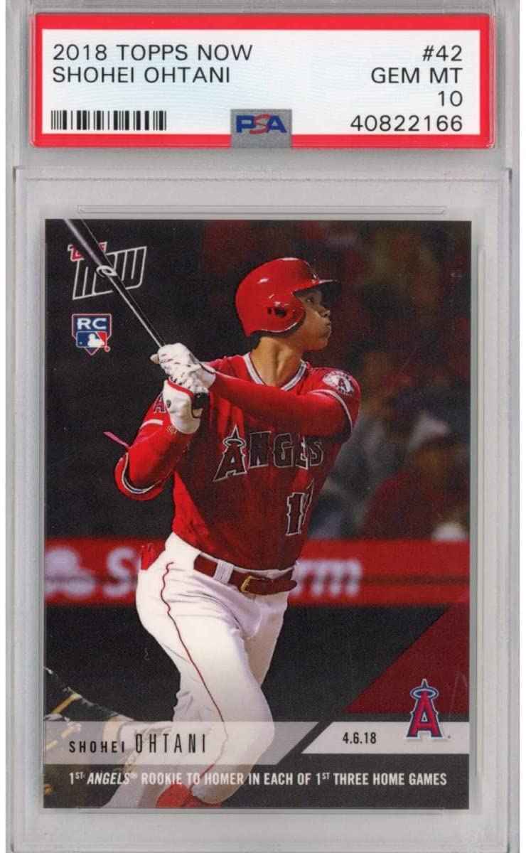 Graded 2018 Topps Now Shohei Ohtani #42 Rookie RC Baseball Card PSA 10 Gem Mint