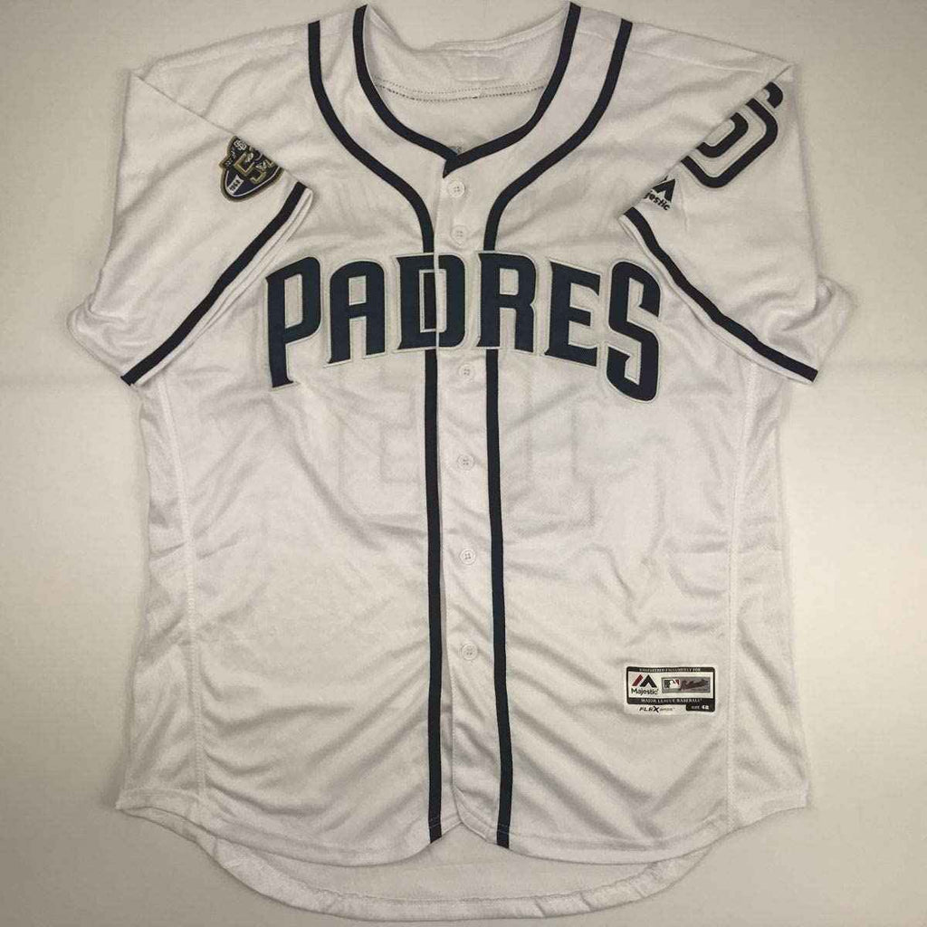 Autographed/Signed Manny Machado San Diego White Baseball Jersey PSA/DNA COA