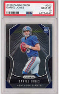 Graded 2019 Panini Prizm Daniel Jones #302 Rookie RC Football Card PSA 10 Gem Mint