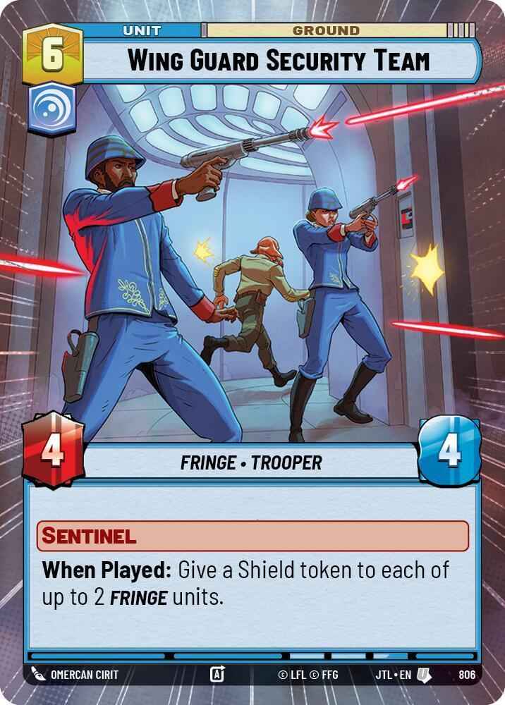 Wing Guard Security Team (Hyperspace Foil) (806) [Jump to Lightspeed]