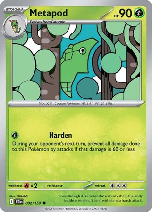Metapod 002/159 - SV09 Journey Together