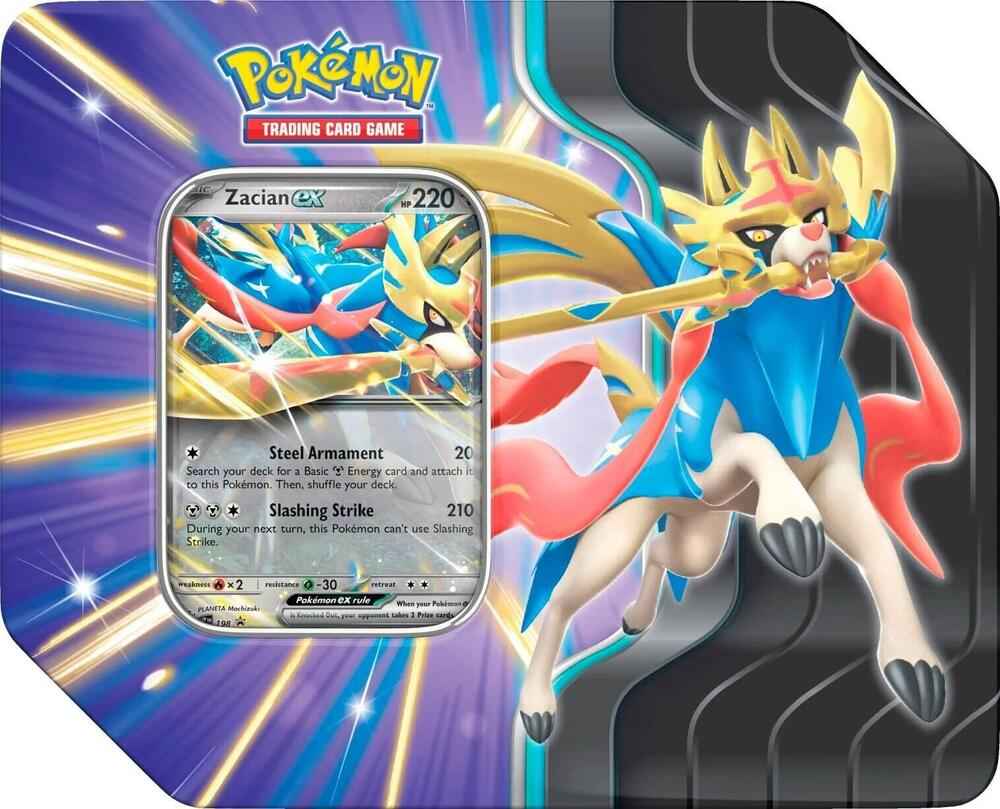 Pokemon: Slashing Legends Tin [Zacian ex]