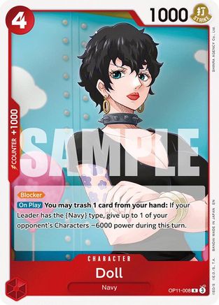Doll (OP11-008) - A Fist of Divine Speed Foil