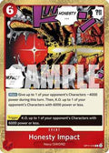 Honesty Impact (OP11-018) - A Fist of Divine Speed Foil
