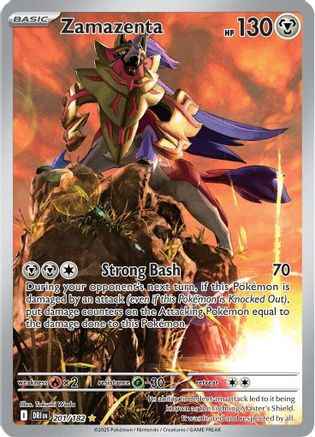 Zamazenta 201/182 - SV10 Destined Rivals Holofoil