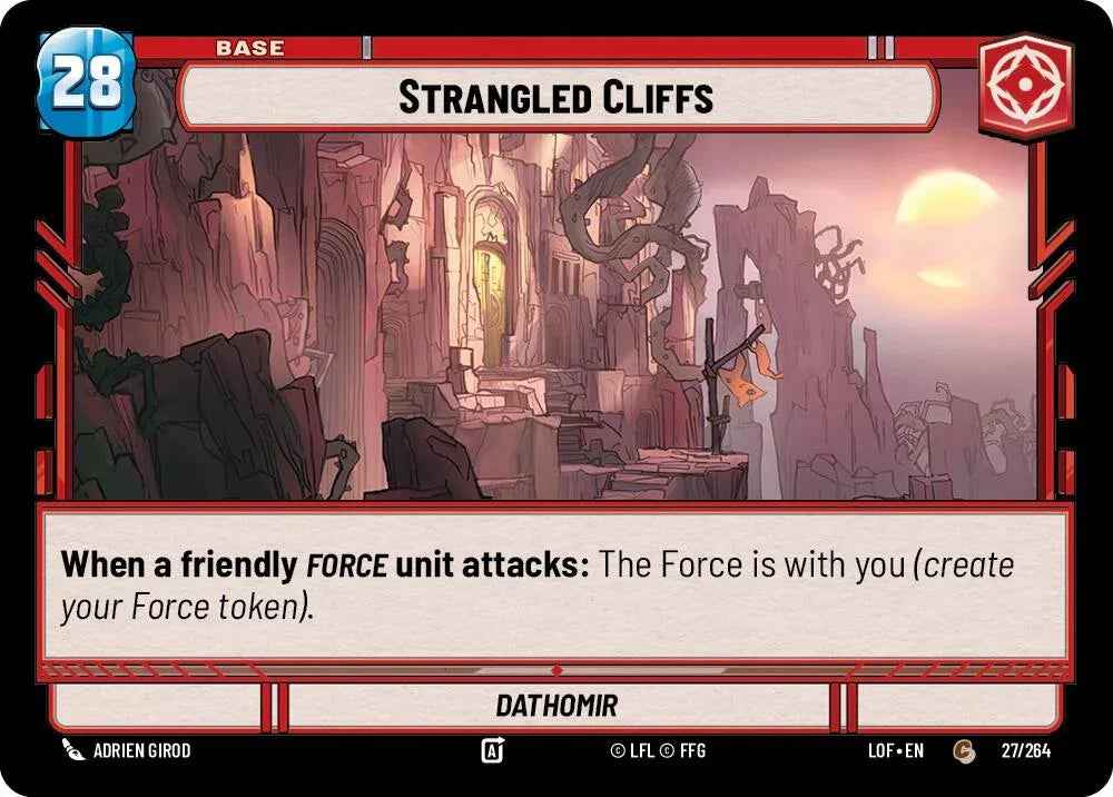 Strangled Cliffs // Shield (027/264 // T02/T03) (027/264 // T02/T03) [Legends of the Force]