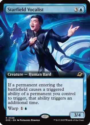 Starfield Vocalist (Extended Art) (EOE-328) - Edge of Eternities Foil
