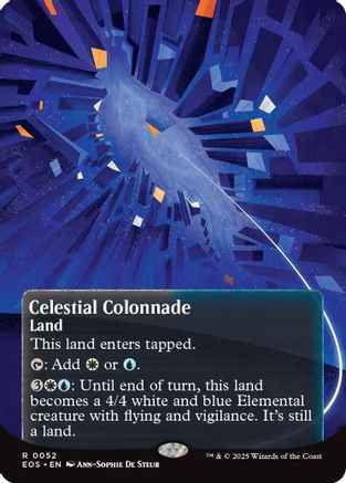 Celestial Colonnade (0052) (Borderless) (EOS-052) - Edge of Eternities: Stellar Sights