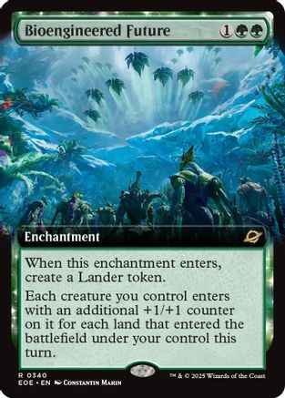 Bioengineered Future (Extended Art) (EOE-340) - Edge of Eternities Foil