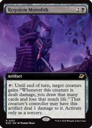 Requiem Monolith (Extended Art) (EOE-333) - Edge of Eternities