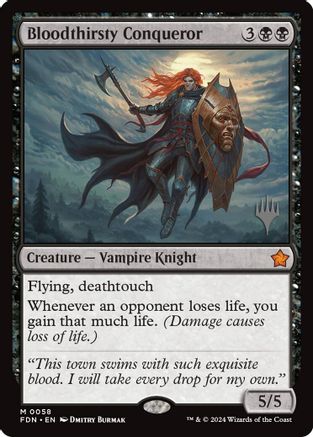 Bloodthirsty Conqueror (PPEOE-058) - Promo Pack: Edge of Eternities Foil