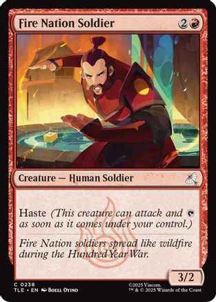 Fire Nation Soldier (0238) (TLE-238) - Avatar: The Last Airbender: Eternal-Legal Foil