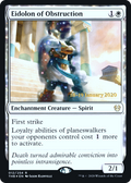 Eidolon of Obstruction (PRE-12S) - Theros Beyond Death Promos: (enchantment) Foil