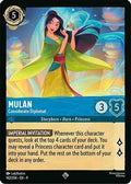 Mulan - Considerate Diplomat (142/204) - Fabled Cold Foil