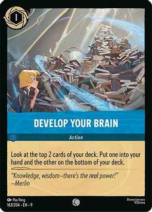 Develop Your Brain (163/204) - Fabled Cold Foil